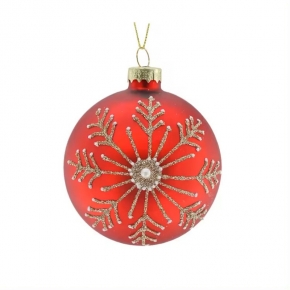 Christams tree hanging ornament,Red glass ball,onion,finial