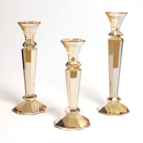 Christmas talbe decoration,Clear grey candle holder