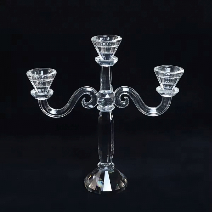 Christmas talbe decoration,Silver glass candle holder