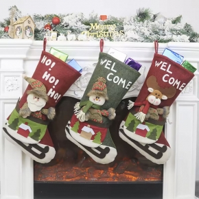 Children gift bag Christmas socks