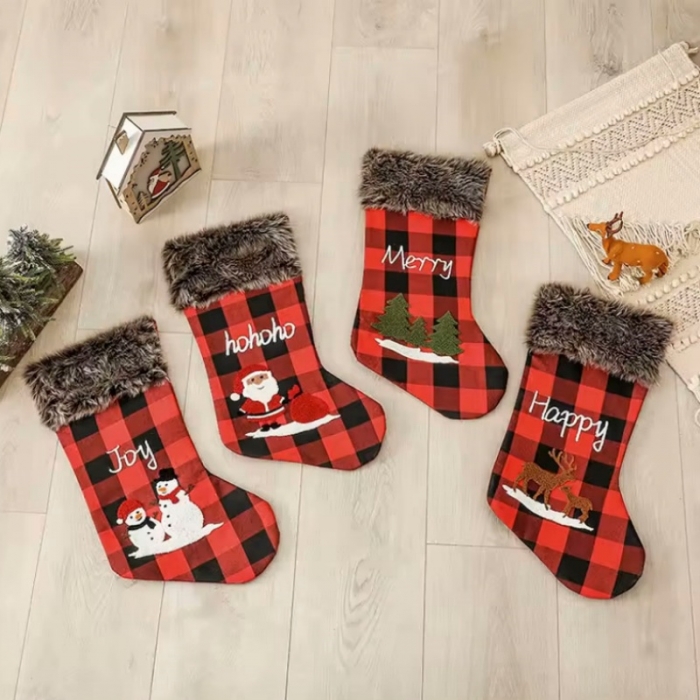 Children gift bag Christmas socks