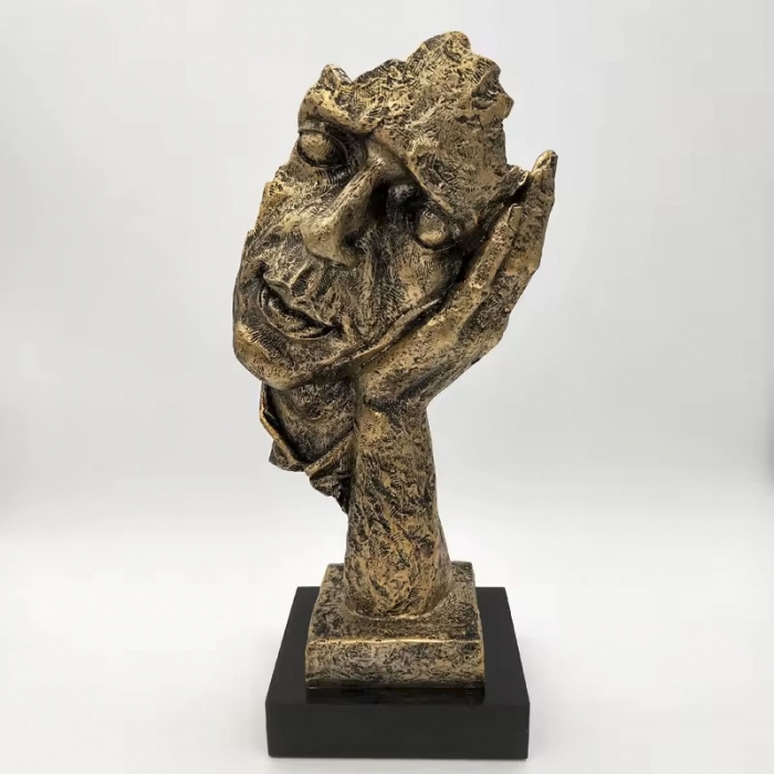 Abstract Face Sculpture