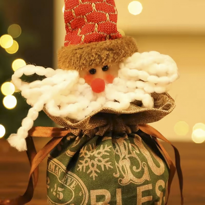 Christmas Apple Candy Bags
