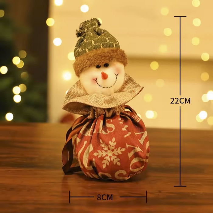 Christmas Apple Candy Bags