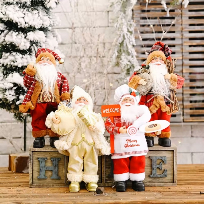 Standing Santa Claus doll