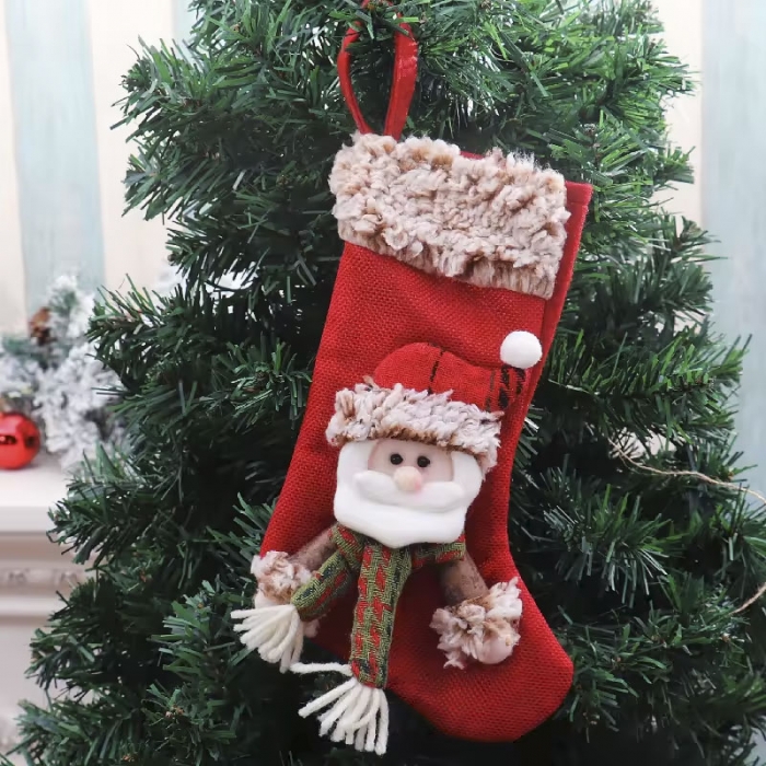 Children gift bag Christmas socks