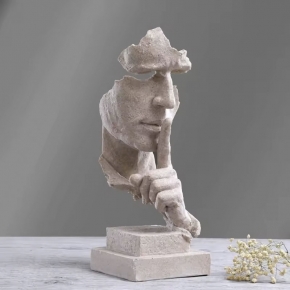 Abstract Face Sculpture