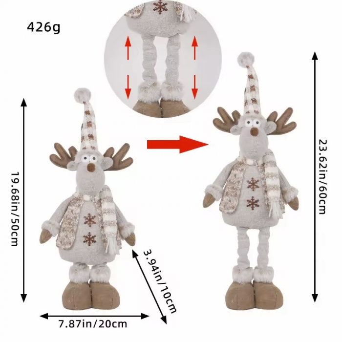 Standing Santa Claus doll