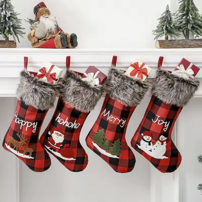 Children gift bag Christmas socks