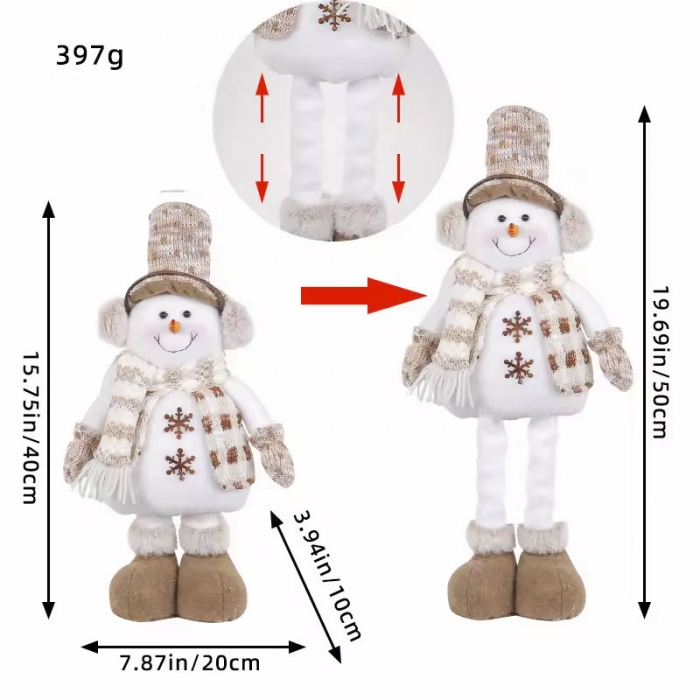 Standing Santa Claus doll