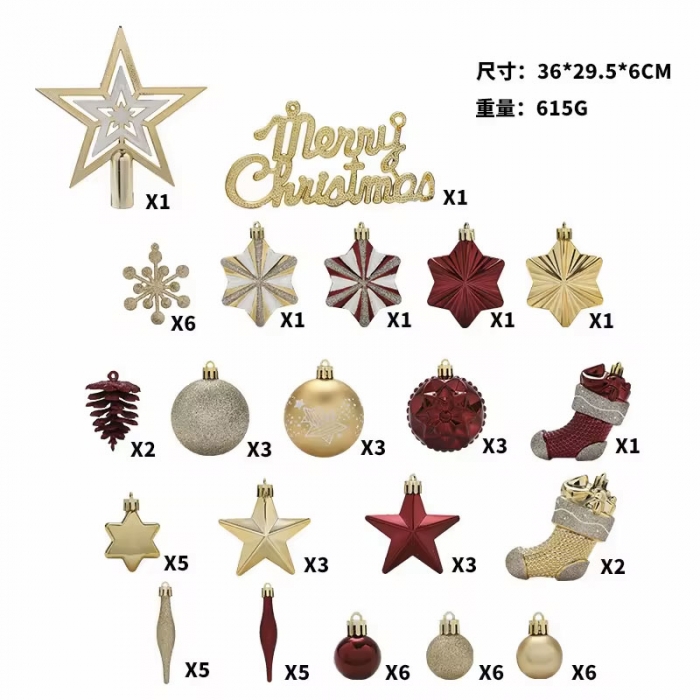 Christams tree hanging ornament, Mixed Christmas Ornament