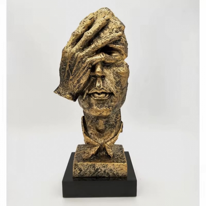 Abstract Face Sculpture