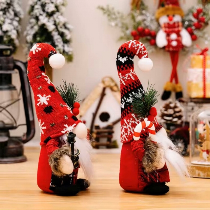 Christmas Rudolph Hair Ball Knitted