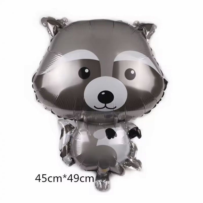 Forest Animals Balloons Cartoon