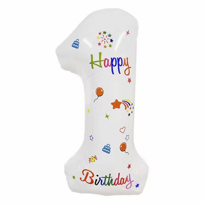 Birthday Foil Number Balloons