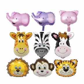 Cartoon Balloon Animal Head