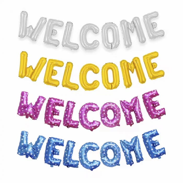 Welcome Balloon Set Helium