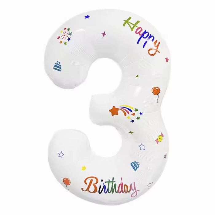 Birthday Foil Number Balloons