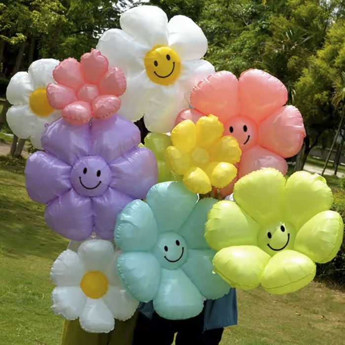 Large Daisy Foil Balloon Flower