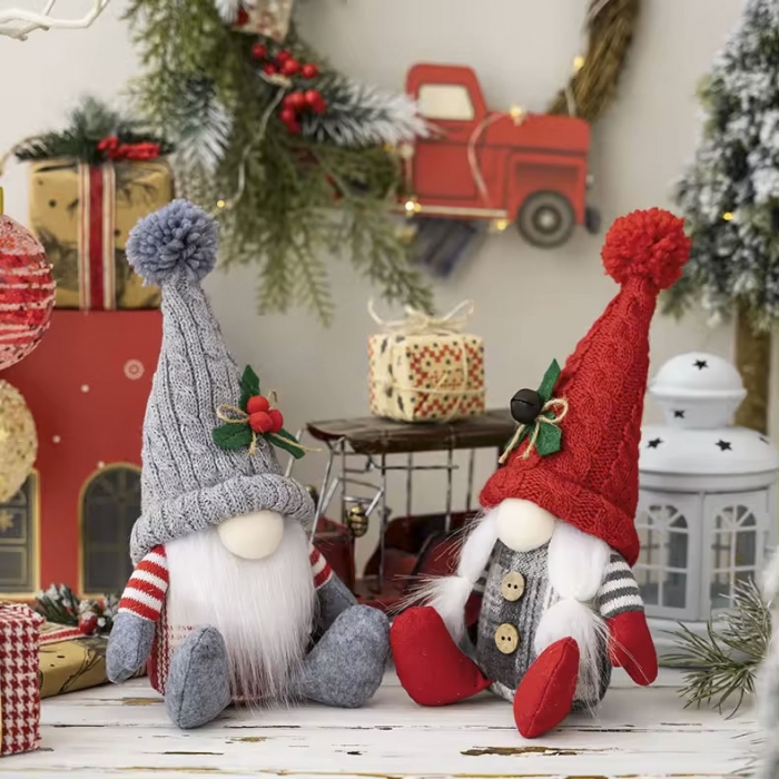 Christmas Lamb Wool Doll Gnomes