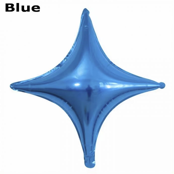 Four-Pointed Star Aluminum Foil Balloons