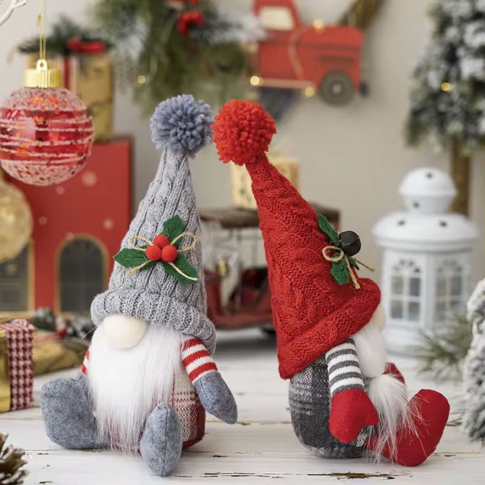 Christmas Lamb Wool Doll Gnomes
