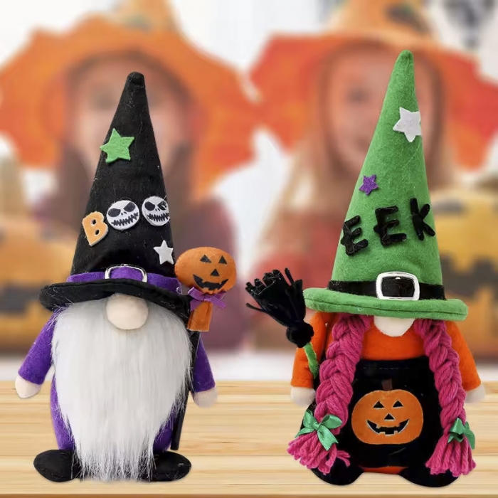 Faceless Doll Standing Pumpkin Gnomes For Halloween