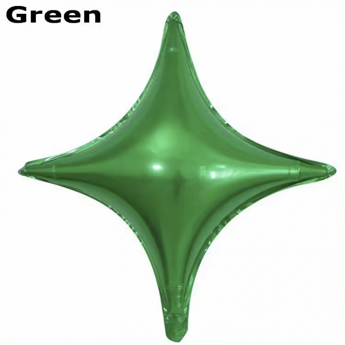 Four-Pointed Star Aluminum Foil Balloons