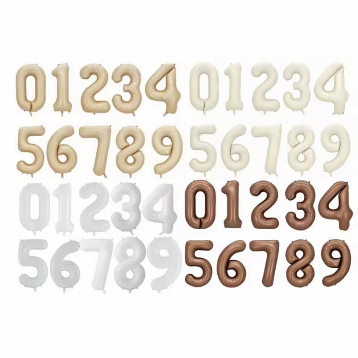 Birthday Foil Number Balloons