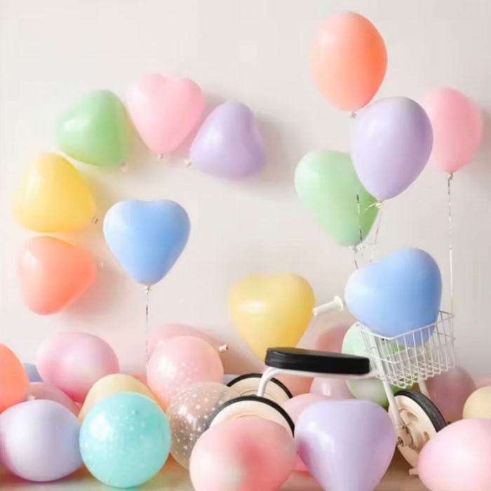 Heart Shape Macaron Balloons