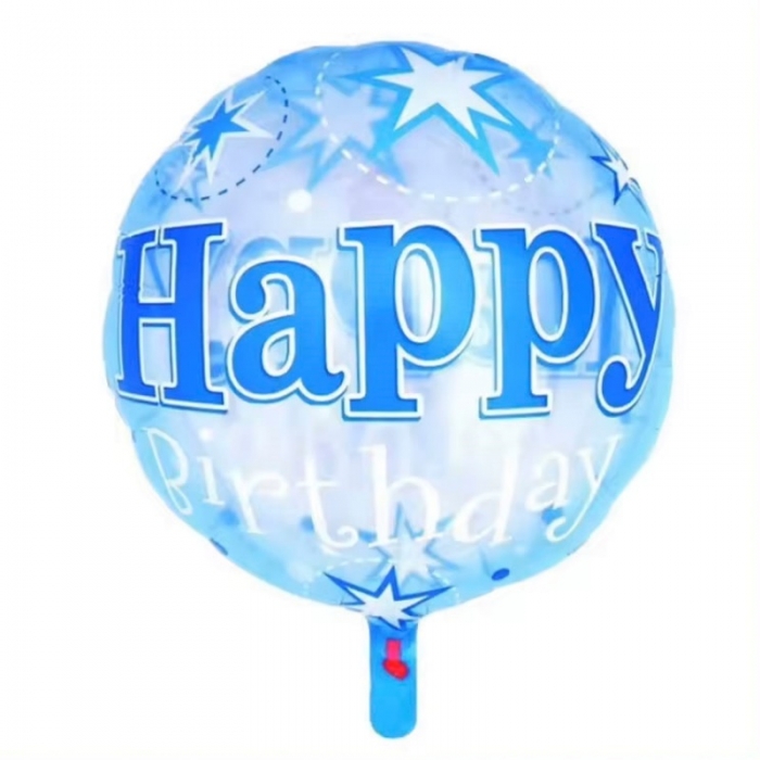 Transparent Happy Birthday Foil Balloon