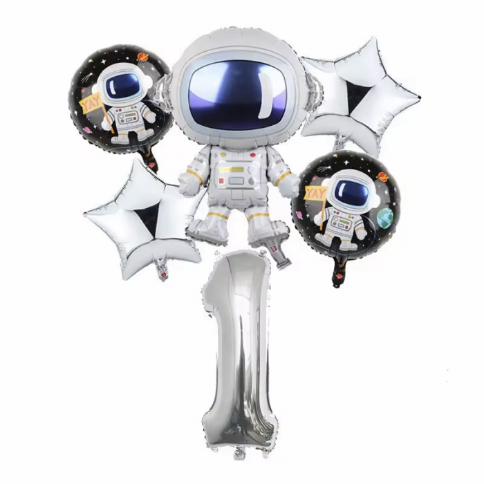 Outer Space Party Astronaut Rocket Foil Party Balloons