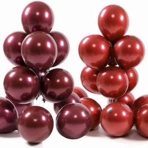 Red And Dark Red Double-deck Latex Balloon