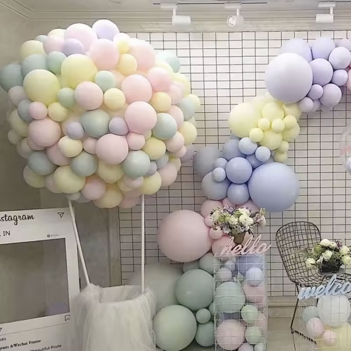 Macaron Balloons Latex Decoration