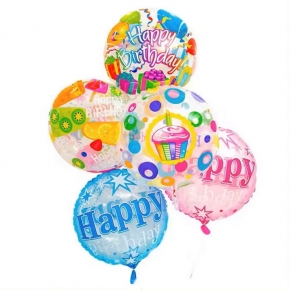 Transparent Happy Birthday Foil Balloon