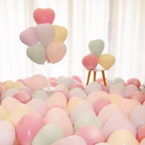 Heart Shape Macaron Balloons
