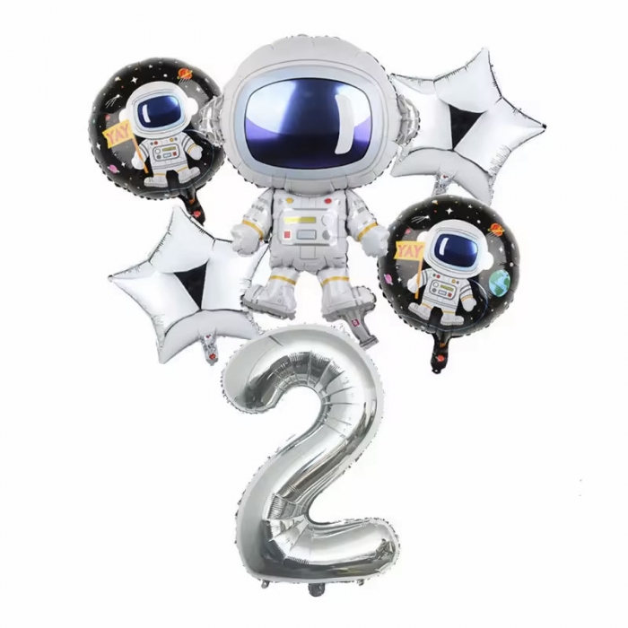 Outer Space Party Astronaut Rocket Foil Party Balloons