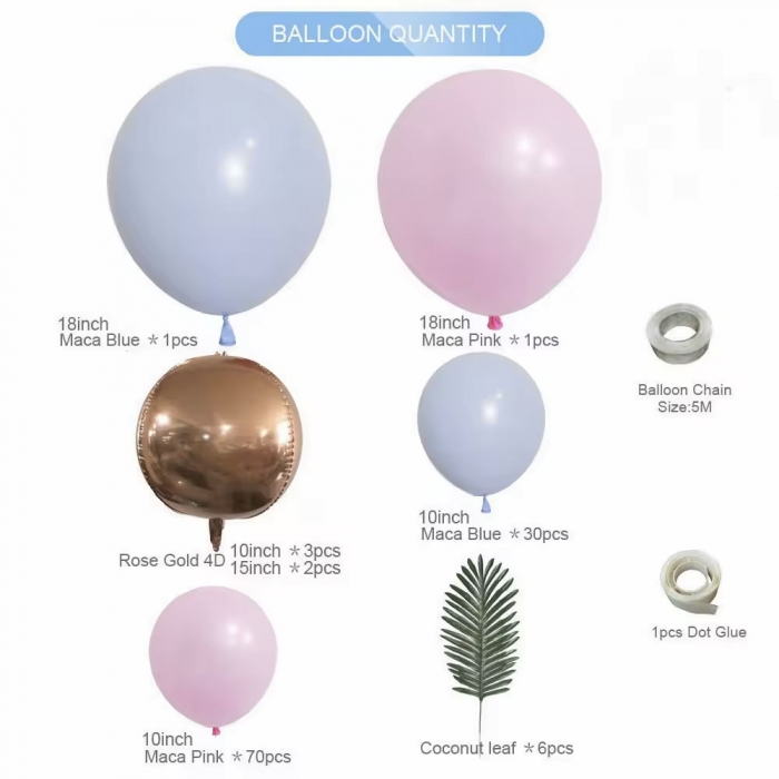 Birthday Party Decoration Balloon Garland Arch Kit