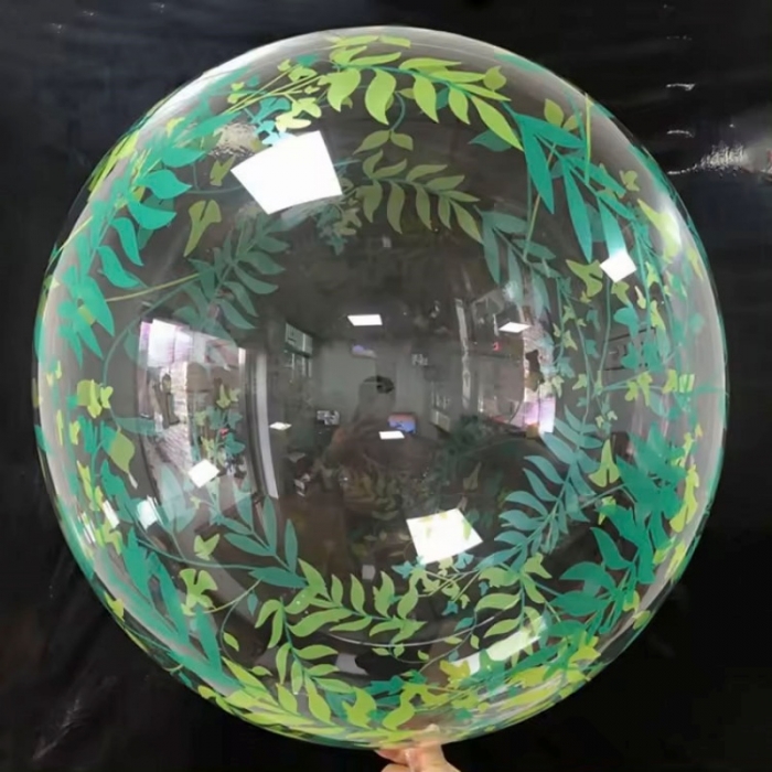 Transparent Tripe BOBO Ballon Birthday Party Bubble Balloon