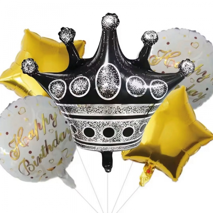 Birthday Aluminum Foil Balloon Crown Balloon