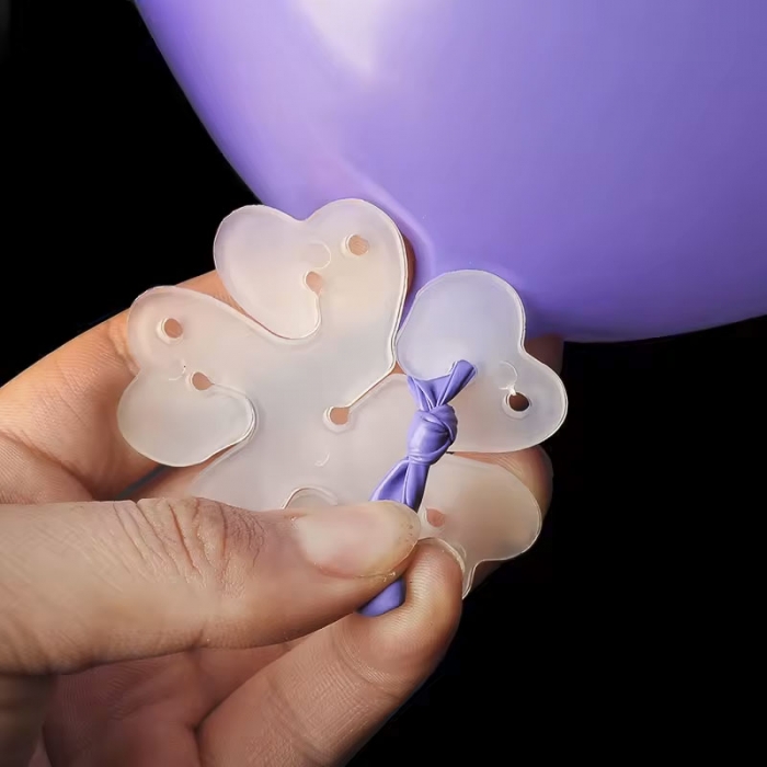 6pcs Balloons Flower Balloon Clip Wall Decoration