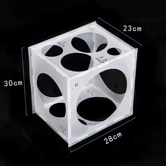 Balloon Sizer Box Measuring Box For Party Arch Garland Balloons Tool