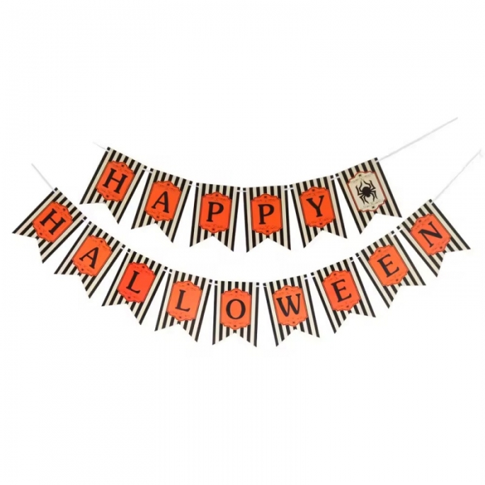 Halloween Paper Garland Decoration Hanging Wall