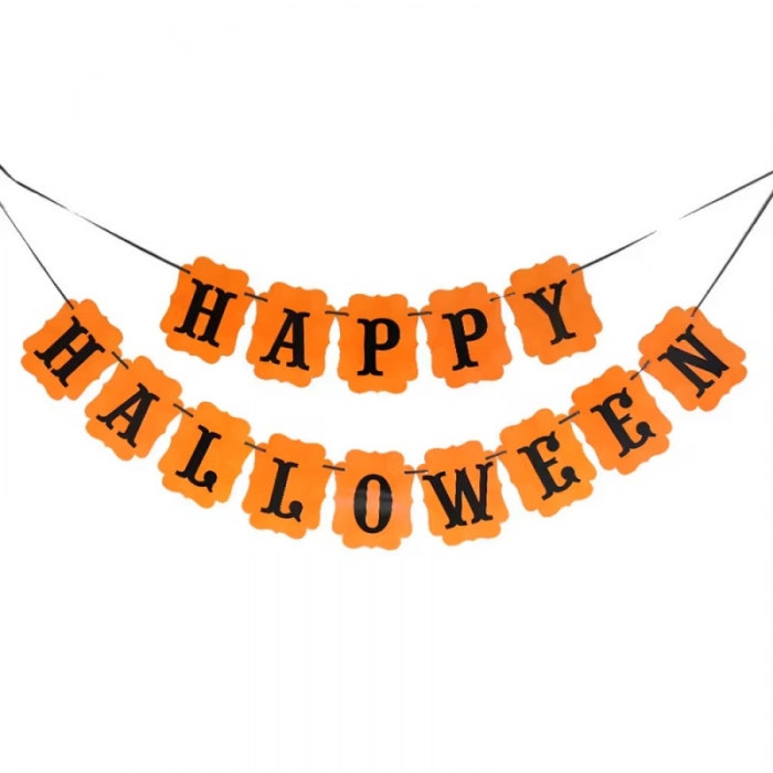 Halloween Paper Garland Decoration Hanging Wall