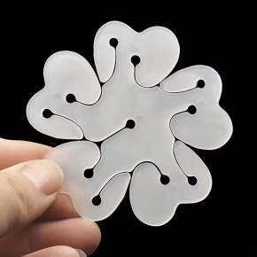 11pcs Balloons Double Flower Balloon Clip Wall Decoration
