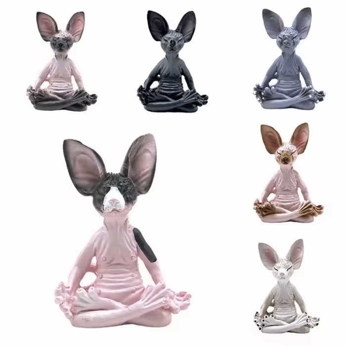 Sphynx Cat Ornament Mini Animal Figurine
