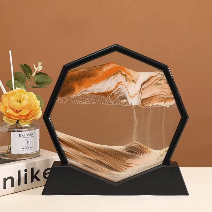3D Flowing Sand Painting Hourglass