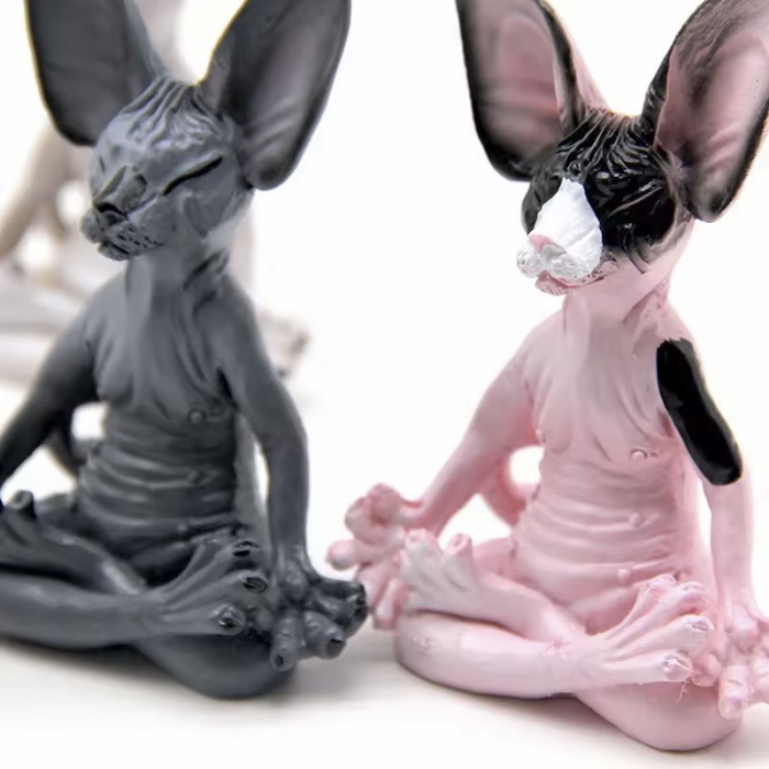 Sphynx Cat Ornament Mini Animal Figurine