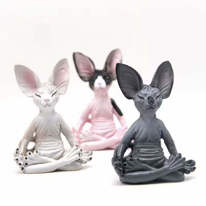 Sphynx Cat Ornament Mini Animal Figurine