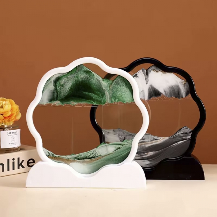 3D Flowing Sand Painting Hourglass